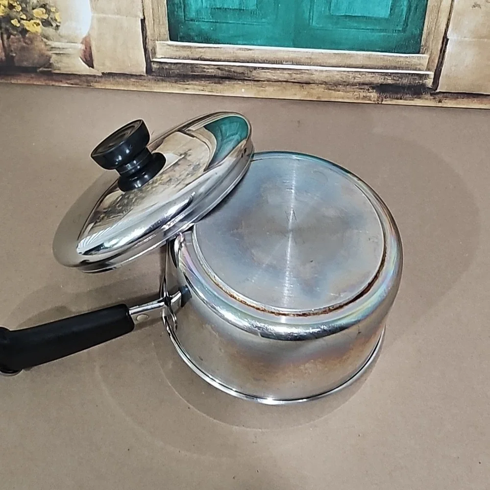 Vintage Revere Ware 1.5 Quart 1 1/2 Qt - 89 Pan Sauce Pot with Lid- B